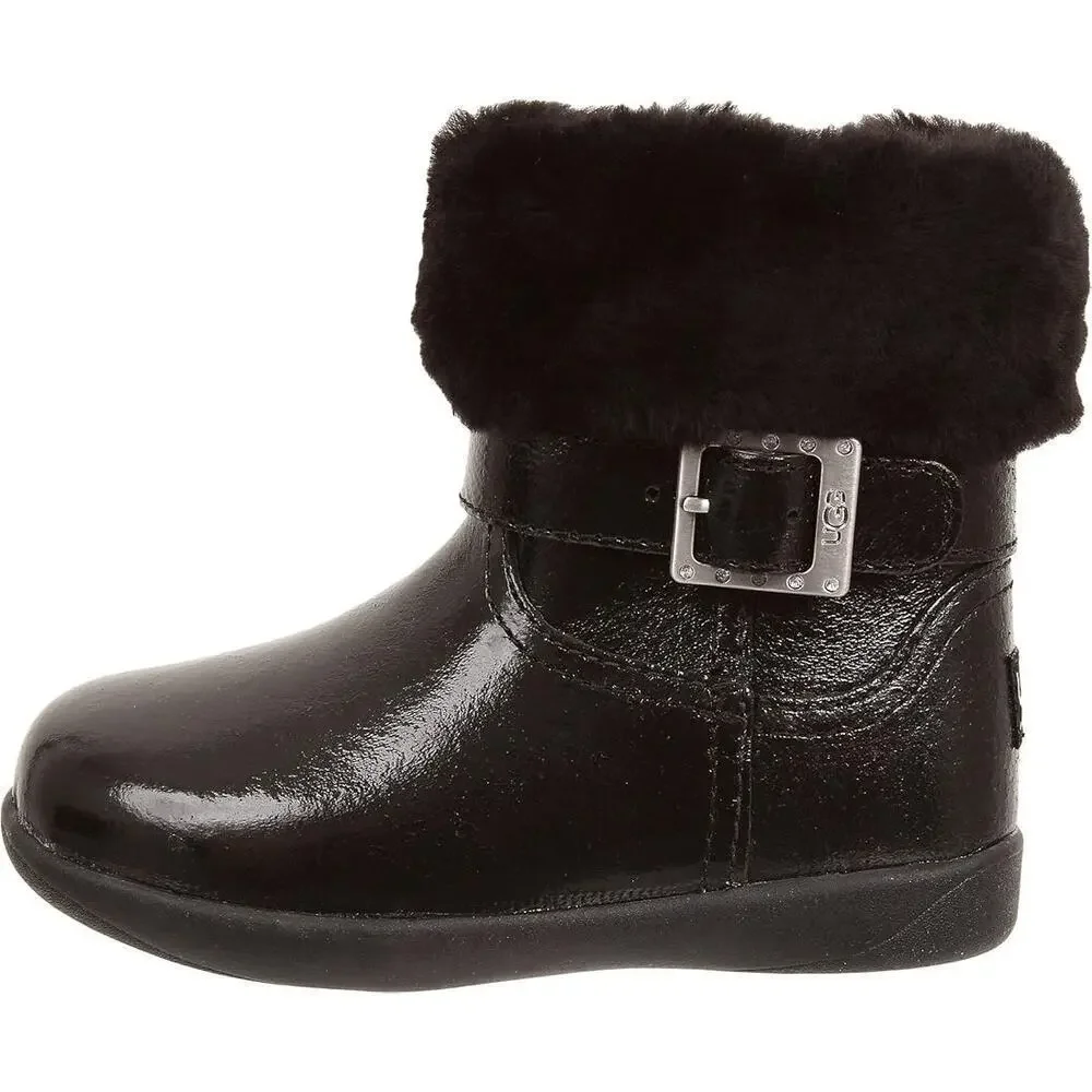 UGG Gemma patent leather boot sz 8.5 Black Patent Leather Uggs